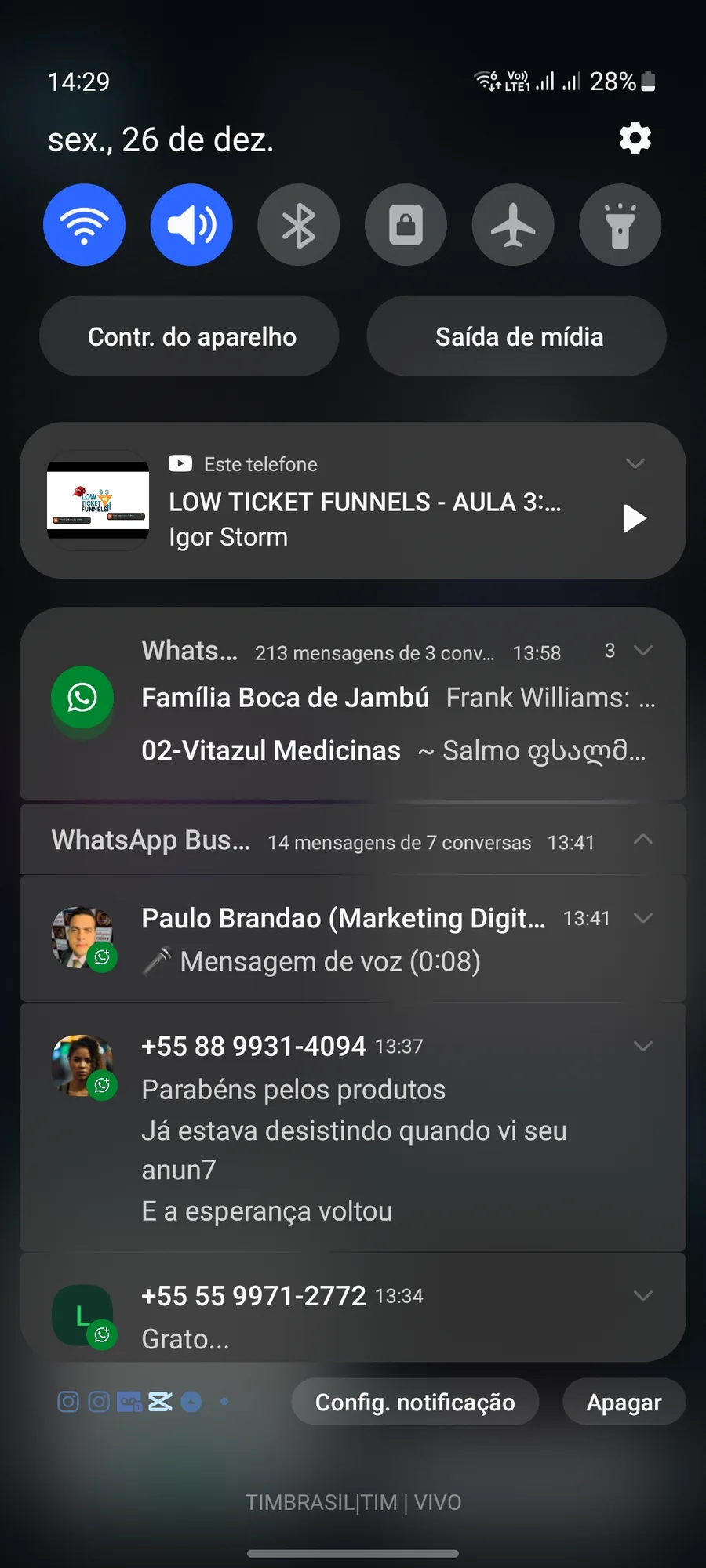 Captura de venta de un miembro